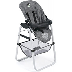 Bayer Chic 2000 - Chaise haute de poupée Gris Jeans