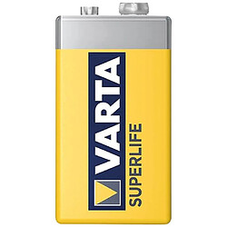 Avis Varta pile 9V Superlife - Jaune