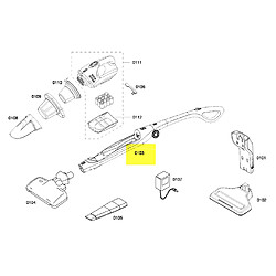 Bosch Manche et corps d’aspirateur balai