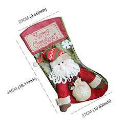Wewoo Bas de Noël Père Noël Joyeux Noël
