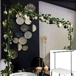 The Home Deco Factory Barre déco ajustable table - Noir pas cher