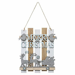 Paris Prix Décoration de Noël Planche 23cm - Argent