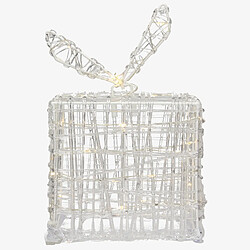 ECD Germany Boîtes Cadeaux LED - Blanc chaud (3 unités)