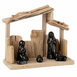 Paris Prix Crèche de Noël Toitures en Pente - Marron