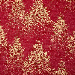 Chemin de table Sapin - Rouge et Or