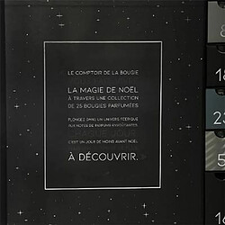 Acheter Calendrier de l'Avent Bougies - 37 cm Noir