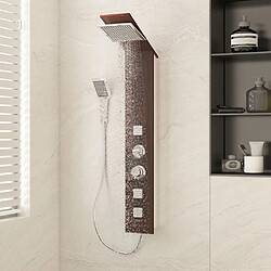vidaXL Système panneau de douche