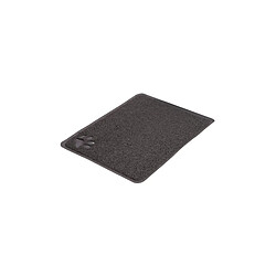Trixie Tapis Bac à Litière - Anthracite Tapis pour bac à litière - En PVC - 37 x 45 cm - Évite la dispersion de litière