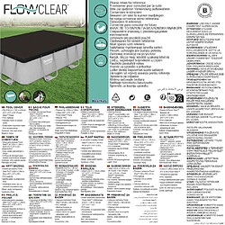 Acheter Bestway Couverture piscine Flowclear 269x179 cm