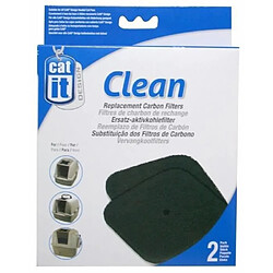 Cat-it Recharge Filtres Charbon pour Maison de Toilette