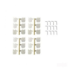 Charnières Plates 11,2x11,2mm RC - Jamara