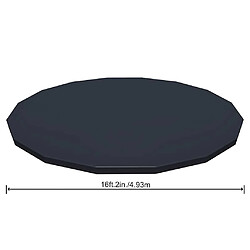 BESTWAY Couverture Flowclear 488 cm pas cher