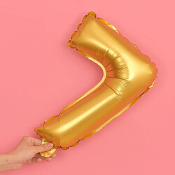 Wewoo 5 PCS Nombre Ballons Aluminium