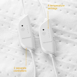 Acheter Medisana Sous-couverture Chauffante - 1,6x1,5 m - Blanc