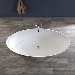 Acheter Kiamami valentina Baignoire îlot Veronica - 158 x 71,8 cm - Ovale - Blanc