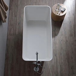 Kiamami Valentina Baignoire Îlot PAOLA - Blanc