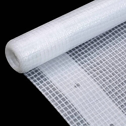 Bâche 260 g/m² Helloshop26 2x10 m - Blanc