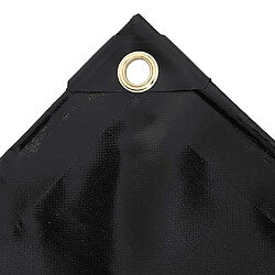 VIDAXL Bâche 650 g/m² 3,5x2,5 m Noir