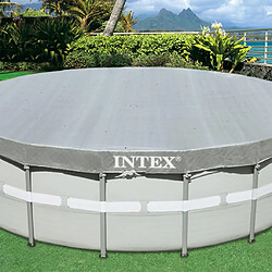 Intex Couverture de piscine ronde Deluxe 488 cm