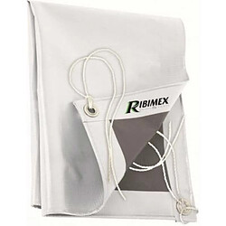 Ribimex Bâche blanche PVC 4x5 m 300 g/mÂ²