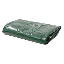 VidaXL Bâche 650 g / m² 1,5 x 20 m Vert