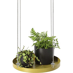 Esschert Design Support plantes rond suspendu 24 cm Doré