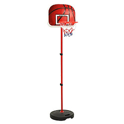 VidaXL Panier de Basket Enfant 160 cm Ensemble de basket - Hauteur 160 cm - Tube central amovible