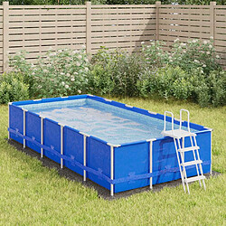vidaXL Bâche de piscine gris clair 420x220 cm Bâche de piscine - Géotextile polyester - 420 x 220 cm - Protection durable - Gris clair