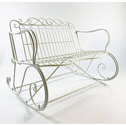 L'Héritier Du Temps Rocking Chair Double Vienne Blanc