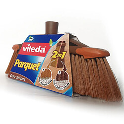 VILEDA Balai avec brosse 2 en 1 pour parquet