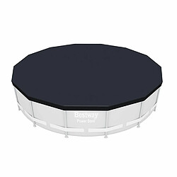 Bestway Bâche piscine Ø427 cm - Noir