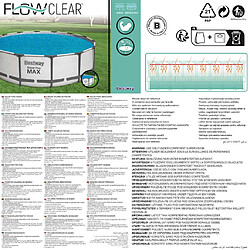 Acheter BESTWAY Couverture solaire Flowclear