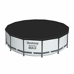 Acheter Bestway Bâche piscine Ø427 cm - Noir