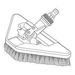 Gardena Balai de lavage articulé