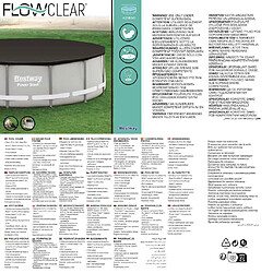 Acheter Bestway Couverture Flowclear Ø427 cm - Anthracite
