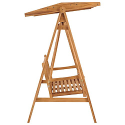 Acheter vidaXL Balancelle 170 cm Bois de teck massif