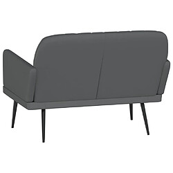 Avis Helloshop26 Banc banquette 2 places - Gris