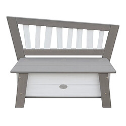 AXI Corky banc de rangement en gris & BLANC | Banc Enfant