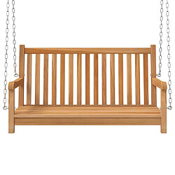 Avis vidaXL Balancelle Bois de teck massif 114 cm