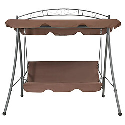 vidaXL Balancelle Convertible Café