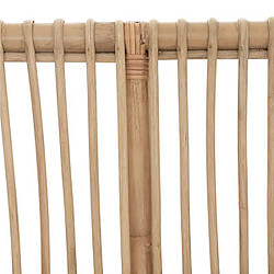 Acheter Pegane Banc en rotin avec coussin - Naturel