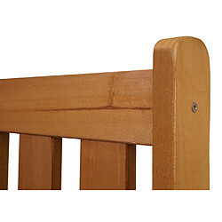 Mendler Banc de jardin en bois - 2 places