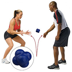 Wewoo Ballon Bleu Agilité Reaction Hexagonale