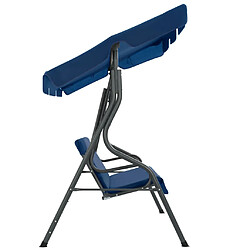 Avis vidaXL Balancelle de jardin - Bleu foncé