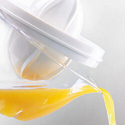 Leifheit ComfortLine Presse-agrumes manuel en plastique - cône efficace - bec verseur - facile à nettoyer