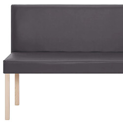 Acheter Helloshop26 Banc banquette classique - Gris