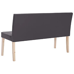 Avis Helloshop26 Banc banquette classique - Gris