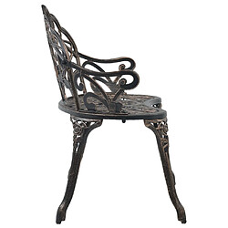 Acheter vidaXL Banc bistrot 100 cm Aluminium