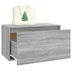 Acheter vidaXL Banc d'entrée - Sonoma gris Bois d'ingénierie