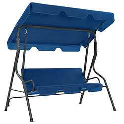 vidaXL Balancelle de jardin - Bleu foncé